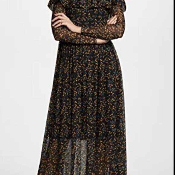 GANNI TILDEN MESH DRESS SIZE 36 S - Picture 9 of 11